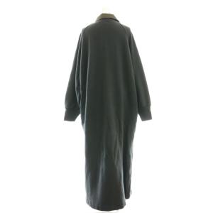 JOURNAL STANDARD LUXE 24AW 30ウラケポロワンピース スウェットワンピース ロング ダークグレー /DF OS