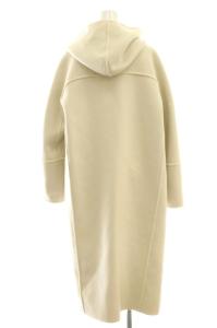 ADORE リバーシブル ロングコート 36 ブラウン ホワイト