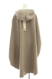 ADORE リバーフードコート 38 オフホワイト グレー