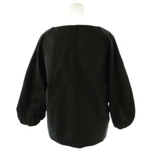 ADORE Vネック ボリュームスリーブ ブラウス 38 ブラック /ES OS