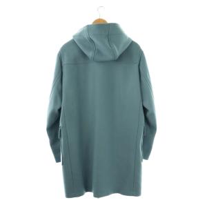 SHIPS 140sメリノウールメルトンダッフルコート アウター L スカイブルー /HK OS