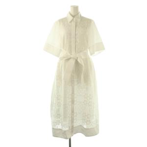 レースシャツワンピース 36 ホワイト