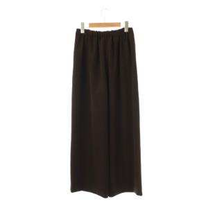 EVERYDAY I LIKE 24AW イージーワイドパンツ 34 ダークブラウン /ES OS