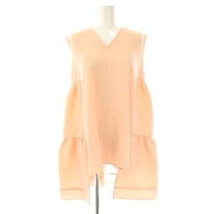 Vネックバックティアードブラウス ノースリーブ 38 スモークピンク /ES OS