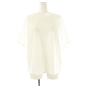 ピュアオーガニックバイオクルーネックカットソー Tシャツ 38 ホワイト /DF OS