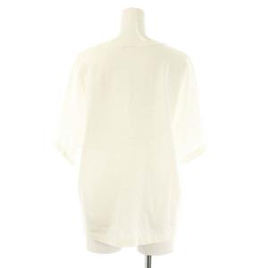 ebure ピュアオーガニックバイオクルーネックカットソー Tシャツ 38 ホワイト /DF OS