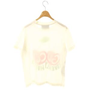 GUCCI BEVERLY HILLS Tシャツ カットソー プリント XS オフホワイト 赤 緑 580762 /CX