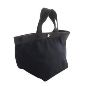 Hervé Chapelier コーデュラ舟型トートM バッグ ハンドバッグ 黒 ブラック 茶 ブラウン 707C /SR51