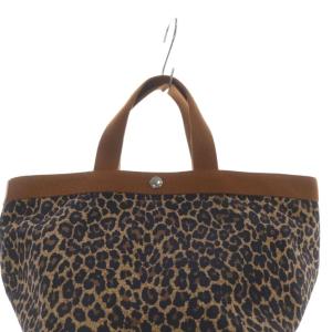 Hervé Chapelier 舟型トートM バッグ ブラウン 707FD