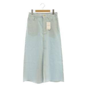 25SS STRETCH TWILL B/FLARE マーメイドフレアスカート フロントスリット リネン