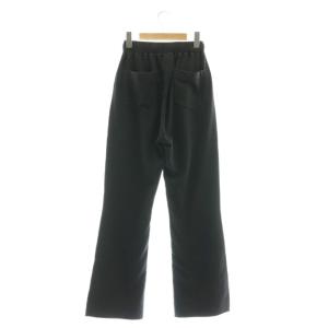 REMI RELIEF 25SS FLARE フレアパンツ スウェット ドロスト S ブラック /ES OS