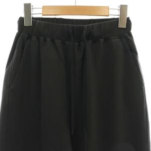 REMI RELIEF 25SS FLARE フレアパンツ スウェット ドロスト S ブラック /ES OS
