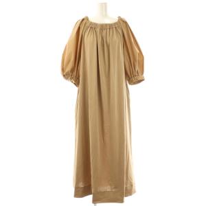 ボリュームコンビワンピース 38 ベージュ /DO OS