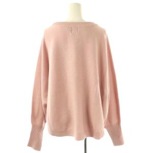 Spick&Span 25SS バルキーヤーン ドルマンロングリブニット セーター 長袖 ピンク /DF OS
