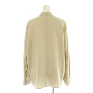 theory luxe 24AW SUAVE SAXONY JULLY ブラウス 38 ベージュ /DO OS
