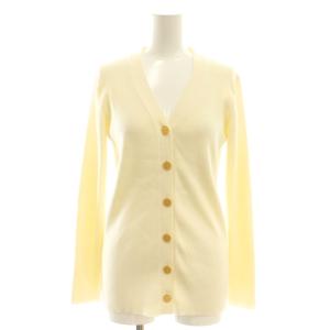 25SS DINER RIB Vネックカーディガン アイボリー