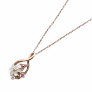 ネックレス ペンダント フラワーブーケ K10 ゴールド /YO19 SH