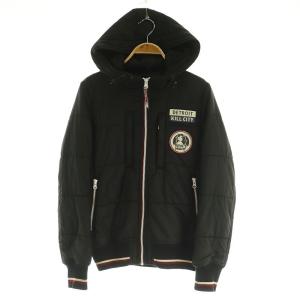 プリマロフト 中綿ジャケット デビルガール ブルゾン フード F ブラック /MY OS