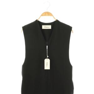 Edition 25SS ウールライクジップアップジャンプスーツ オールインワン 34 ブラック /DO OS