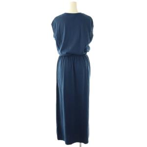 AURALEE × ロンハーマン Ron Herman ノースリーブワンピース ロング 1 ブルー /DF OS