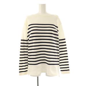 ボーダープルオーバー カットソー ボートネック 01 白 黒 /CX OS