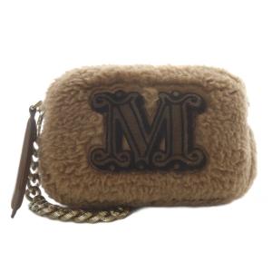 teddy ショルダーバッグ ボア ブラウン