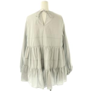 yori ティアードロングブラウス F ライトグレー /ES OS SH