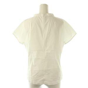 SHE Tokyo バックZIPブラウス フレンチスリーブ 1 ホワイト /HK OS SH