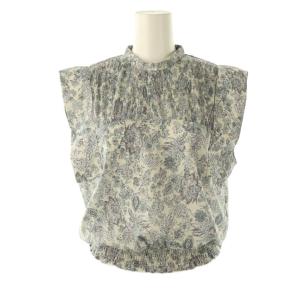 CHINTZ FLOWER SQUARE SLEEVE ブラウス 1 オフホワイト マルチカラー /DO