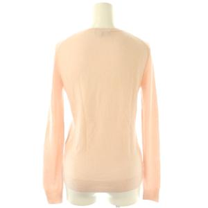 Theory カシミヤ クルーネック ニット プルオーバー 長袖 S ピンク /DF OS