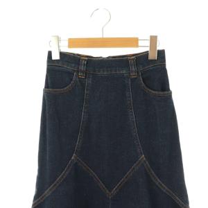 SEE BY CHLOE デニムスカート ロング 34 ネイビー /HK OS