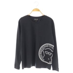 マンガベア 刺繍 長袖カットソー 42 ブラック /HK OS