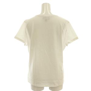 EMPORIO ARMANI マンガベア ラインストーン ロゴ 半袖 Tシャツ カットソー 50 ホワイト ピンク ブラック /ES