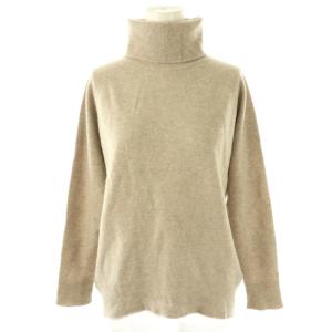 CHESS タートルネックプルオーバーニット セーター ウール グレージュ /DO OS