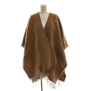 フリンジショール ストール 36 茶 ブラウン /SS OS