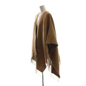 BALLSEY フリンジショール ストール 36 茶 ブラウン /SS OS