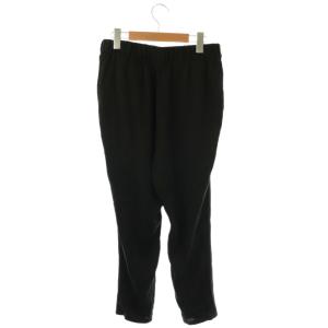 MUSE de Deuxieme Classe シルクサテンパンツ 38 ブラック /DO OS