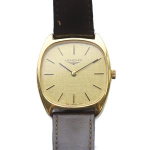 ジャンク品 アンティーク スクエア クォーツ 腕時計 2針 茶 ブラウン /SR