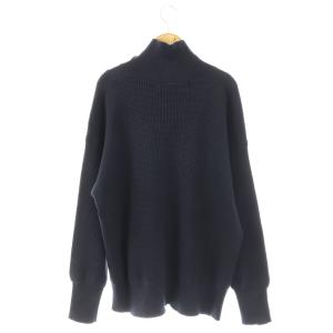 Shinzone コットンカシミヤワッフルジッププルオーバーニット FO ネイビー /DF OS