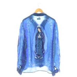 KAPITAL MARIA プリントシャツ 総柄 K0R2002LS13 L ブルー