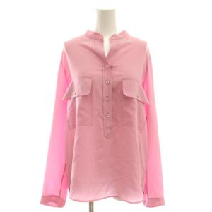 シルクヘンリーネックシャツ 36 ピンク 531899 /DO OS
