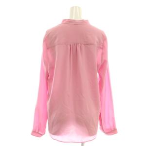 STELLA McCARTNEY シルクヘンリーネックシャツ 36 ピンク 531899 /DO OS