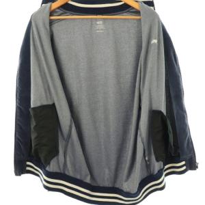 VANS ベロアトラックジャケット ジップアップ M ネイビー /HK OS