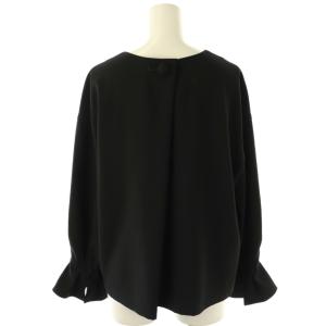 ADORE ノーカラーブラウス ブラック /DO OS