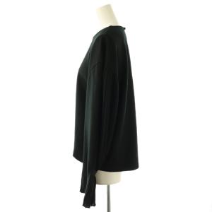 ADORE プリーツ切替プルオーバー カットソー ブラック /DO OS