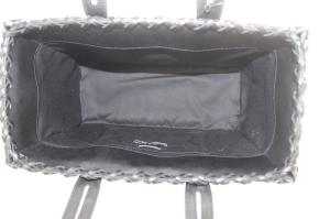 Ron Herman A VACATION オールブラック ラタン バッグ M ブラック