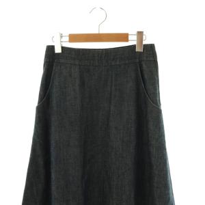 J&M DAVIDSON デニムロングスカート 8 ネイビー /DO OS