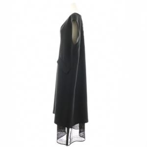 ADORE 25SS レノクロスチェックワンピース 38 ブラック