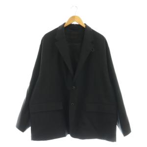 TECH LOOSE 2B JACKET POLYSERGE L ブラック