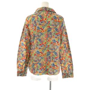 Jocomomola de Sybilla 花柄ピンタックシャツ 42 オフホワイト マルチカラー /DO OS